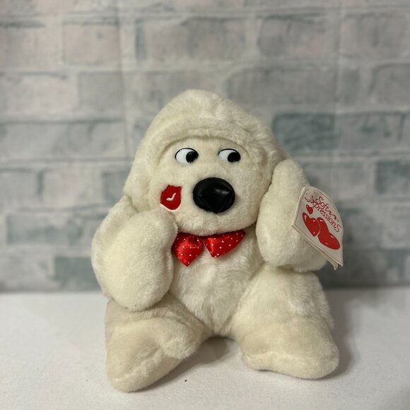 SOFT IMPRESSIONS WHITE VALENTINE GORILLA STUFFED ANIMALS - Picture 2 of 5